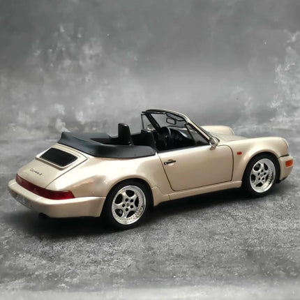 Norev Porsche 911 Carrera 2 Turbo 1992 Gold 1:18 Diecast Model Car - scale model for display