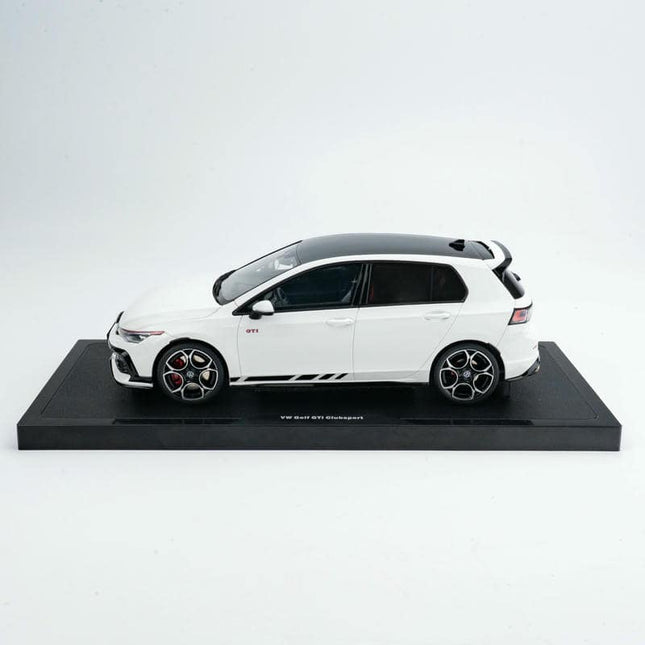 Otto Volkswagen Golf Mk8 GTI 1:18 Resin Model Car - studio product photo of the scale model