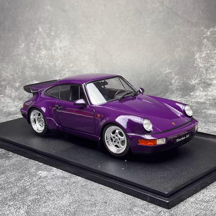 Solido Porsche 911 (964) Turbo 1990 1:18 Diecast Model Car - detailed die-cast style model