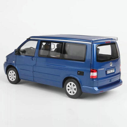 Norev Volkswagen VW California (2003) Ravenna Blue 1:18 Diecast Model Car - collectible scale model car