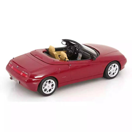 Norev Alfa Romeo Spider Sealed Red 1:18 Diecast Model Car - fine detailed model replica