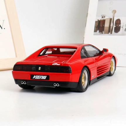 GT Spirit Ferrari Koenig Special 348 Red 1:18 Resin Model Car - detailed die-cast style model