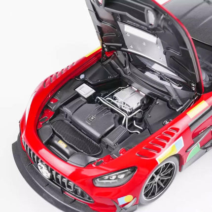 Minichamps Mercedes-Benz AMG GT Black Series Red 1:18 Diecast Model Car - scale model collectible piece