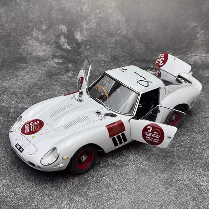 CMC Ferrari 250 GTO 30th Anniversary Signature Edition White M-288 1:18 Diecast Model Car - collector edition scale model
