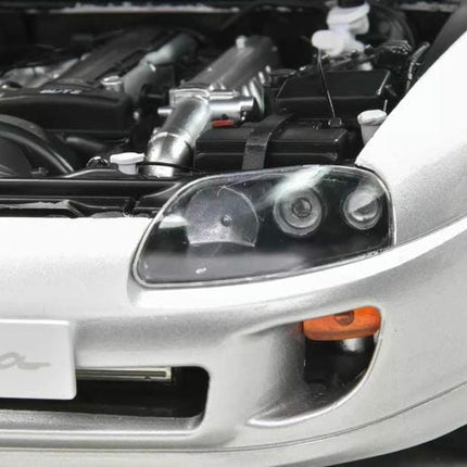 Whelart Toyota Supra A80 Full Opening 1:18 Diecast Model Car - scale model for display