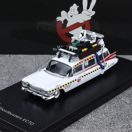YS Yongsheng Ghostbusters II ECTO White 1:64 Diecast Model Car - detailed collector display model