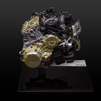 Pocher Ducati Panigale V2 Superquadro Engine Kit 1:4 Diecast Model Motorcycle - collectible scale model car
