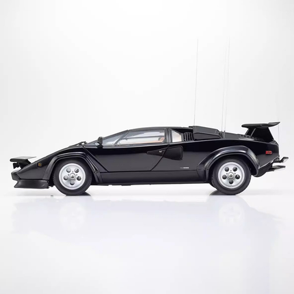 Kyosho Lamborghini Countach LP400 S Black 1:18 Diecast Model Car - studio product photo of the scale model