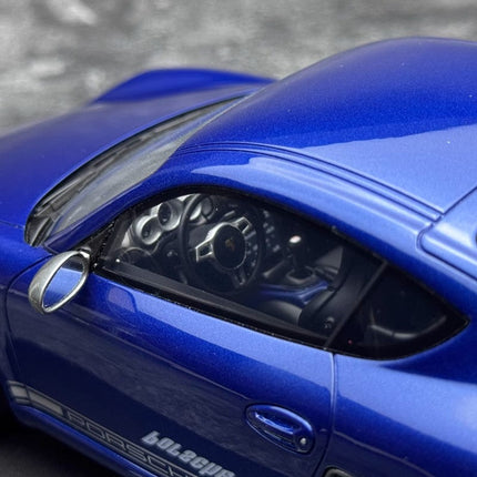 GT Spirit Porsche 911 Cayman R Blue 1:18 Resin Model Car - collectible scale model car