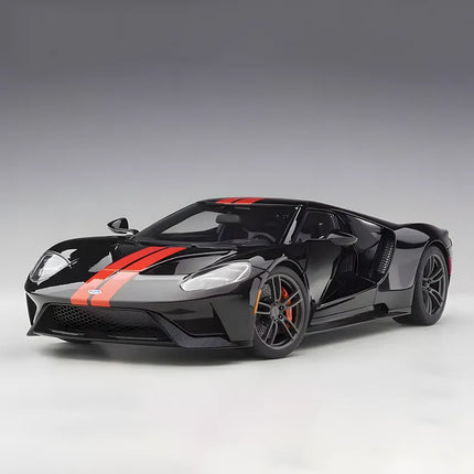 AutoArt Ford GT 2017 Black 1:18 Diecast Model Car - detailed collector display model