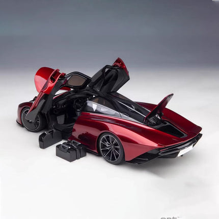 AutoArt McLaren Speedtail Metal Red 1:18 Diecast Model Car - collectible scale model car