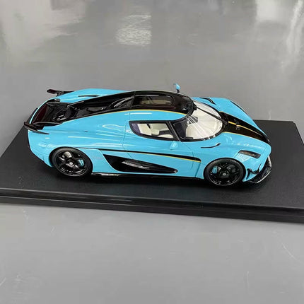 GT Spirit Koenigsegg Agera RS Blue GT881 1:18 Resin Model Car - collectible scale model car