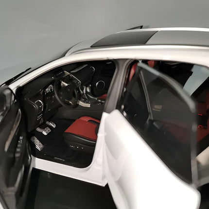 YX Car Model Lexus NX200T Quartz White 1:18 Diecast Model Car - detailed die-cast style model