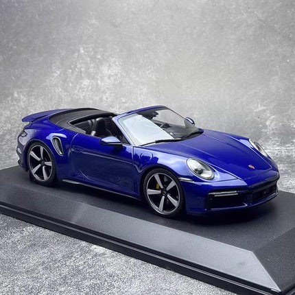 Minichamps Porsche 911 (992) Turbo S Cabriolet 2020 1:18 Diecast Model Car - scale model collectible piece