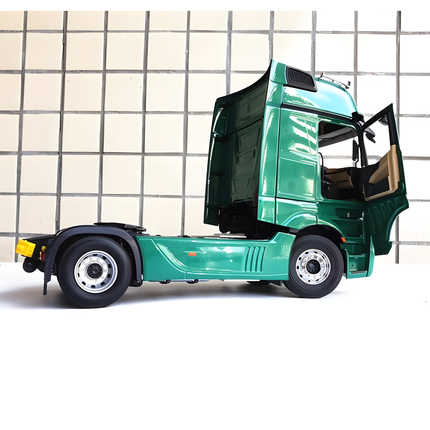 NZG Mercedes-Benz Actros GigaSpace 4x2 Middle East Green Truck 1:18 Diecast Model Truck - premium collector scale model