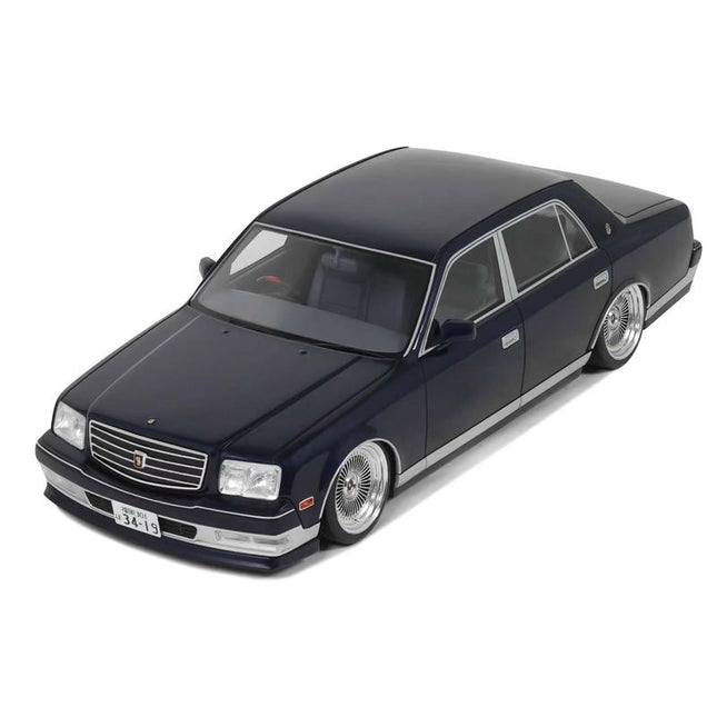 Otto Toyota Century V12 Blue 1:18 Resin Model Car - studio product photo of the scale model