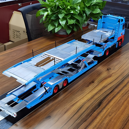 NZG Mercedes-Benz Actros GigaSpace Double-Decker Trailer 1:18 Diecast Model Bus - detailed model car replica
