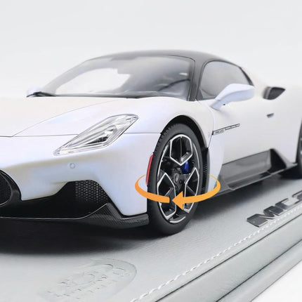 BBR Limited Edition Maserati MC20 White 1:18 Diecast Model Car - collector edition scale model