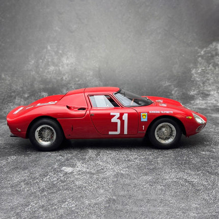 CMC Ferrari 250 LM Red #31 1:18 Diecast Model Car - scale model for display