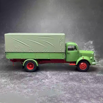 Schuco Mercedes-Benz L3500 Truck Transporter Green 1:18 Diecast Model Truck - fine detailed model replica