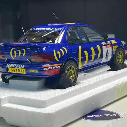 Kyosho Subaru Impreza Full-Open 1:18 Diecast Model Car - collectible scale model car