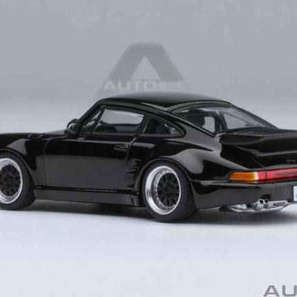 AutoArt Porsche 911 (930) Turbo Blackbird Wangan Midnight Edition 1:64 Diecast Model Car - collector edition scale model