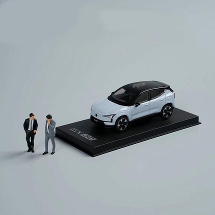YX Car Model Volvo EX30 Ocean Blue 1:43 Diecast Model Car - premium collector scale model