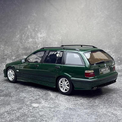 Otto BMW E36 328i M Wagon MPack 1997 Fern Green 1:18 Resin Model Car - collectible scale model car
