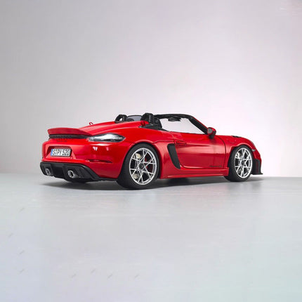 Norev Porsche 718 Silver 1:18 Diecast Model Car - scale model for display