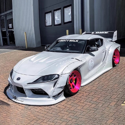 Solido Toyota GR Supra Liberty Walk 2025 1:18 Diecast Model Car - studio product photo of the scale model