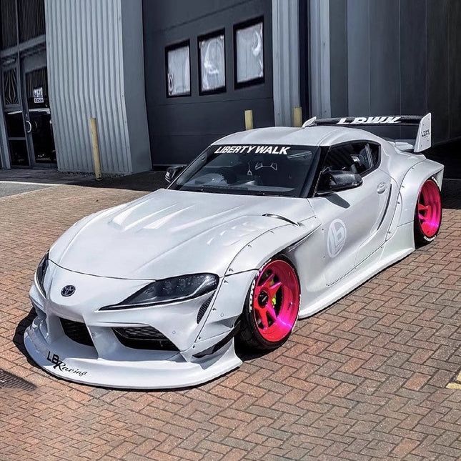 Solido Toyota GR Supra Liberty Walk 2025 1:18 Diecast Model Car - studio product photo of the scale model