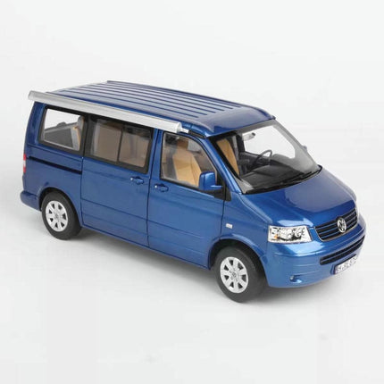 Norev Volkswagen VW California (2003) Ravenna Blue 1:18 Diecast Model Car - fine detailed model replica