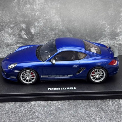 GT Spirit Porsche 911 Cayman R Blue 1:18 Resin Model Car - detailed die-cast style model