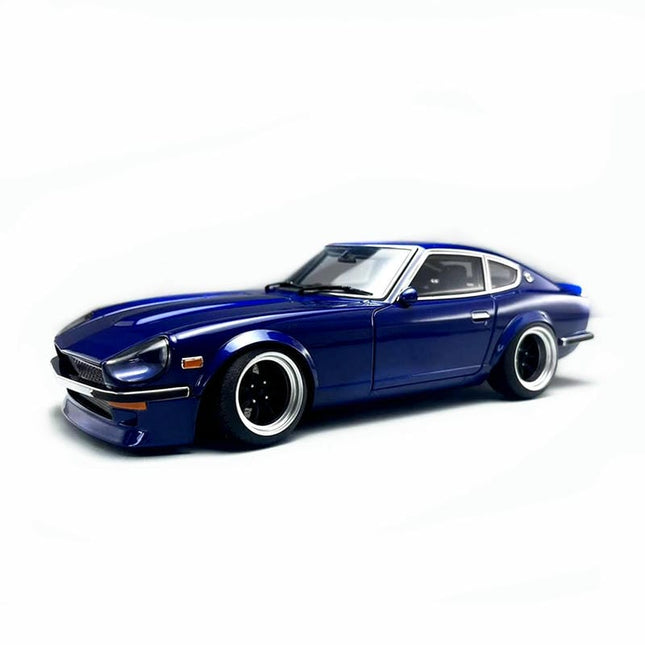 AutoArt Nissan Fairlady Z (S30) 30th Anniversary Blue 1:18 Diecast Model Car - detailed collector display model