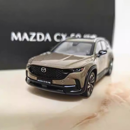 Original Factory Model Changan Mazda CX-50 Opal Sand 1:43 Diecast Model Car - studio product photo of the scale model