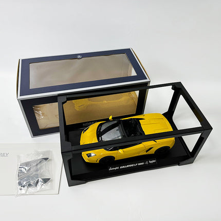 Norev Lamborghini Gallardo LP560-4 Spyder 2009 Black 1:18 Diecast Model Car - fine detailed model replica