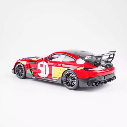 Minichamps Mercedes-Benz AMG GT Black Series Red 1:18 Diecast Model Car - premium collector scale model