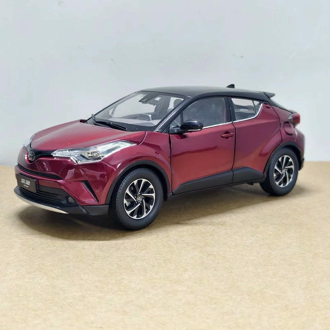 YX Car Model Toyota IZOA Red Opening 1:18 Diecast Model Car - detailed collector display model