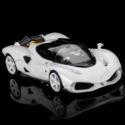 Motorhelix Nilu27 White 1:64 Diecast Model Car - detailed die-cast style model