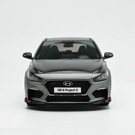 Otto Hyundai i30 N Project C 1:18 Resin Model Car - studio product photo of the scale model