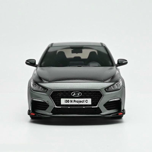 Otto Hyundai i30 N Project C 1:18 Resin Model Car - studio product photo of the scale model