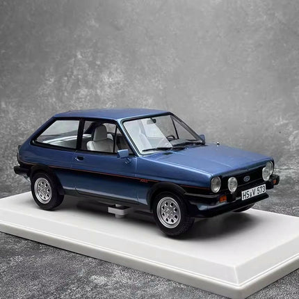 Norev Ford Fiesta XR2 1981 Blue Sealed Body 1:18 Diecast Model Car - collectible scale model car