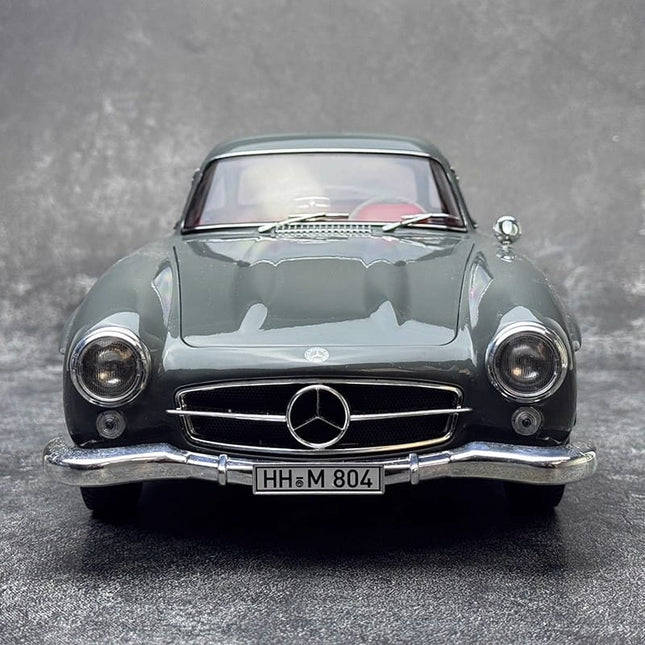 Norev Mercedes-Benz 300SL Gullwing Sealed Body 1:12 Diecast Model Car - studio product photo of the scale model
