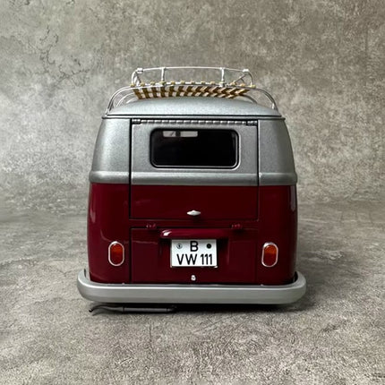 Schuco Volkswagen VW T1b Lowrider Bus Two-Tone 1:18 Diecast Model Bus - premium collector scale model