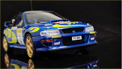 AutoArt Subaru WRC Rally Blue #3 1:18 Diecast Model Car - collector edition scale model