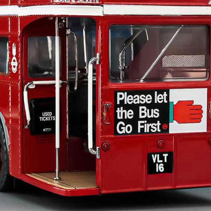 Sun Star London AEC Routemaster Double-Decker Bus 1:24 Diecast Model Bus - scale replica for enthusiasts
