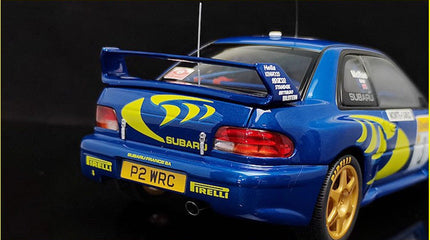 AutoArt Subaru WRC Rally Blue #3 1:18 Diecast Model Car - scale replica for enthusiasts
