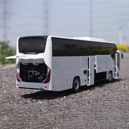 Original Manufacturer Yutong C12PRO White Bus 1:42 Diecast Model Bus - collector edition scale model