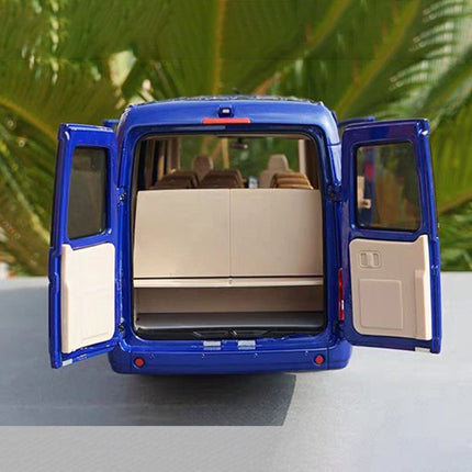Yangtze Yisheng (e.Glory) Bus Blue with Lights and 1:24 Diecast Model Bus - scale model collectible piece
