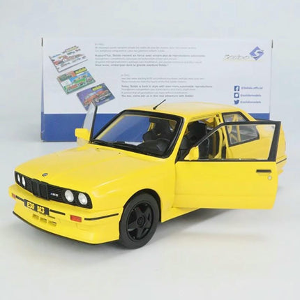 Solido BMW E30 M3 1:18 Diecast Model Car - premium collector scale model